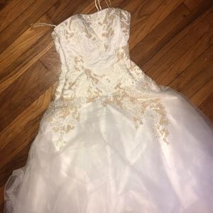 White Dress with Sequins